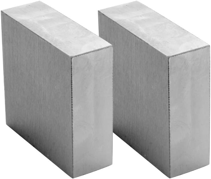 Oudtinx Steel Bench Block 2-1/2" x 2-1/2" Flat Anvil Jewelers Tool Metal Bench Block for Jewelry & Stamping(2-1/2" x 2-1/2" x 7/8") - Image 4